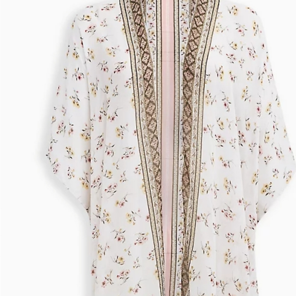 Torrid Floral Ruana - Picture 2 of 6